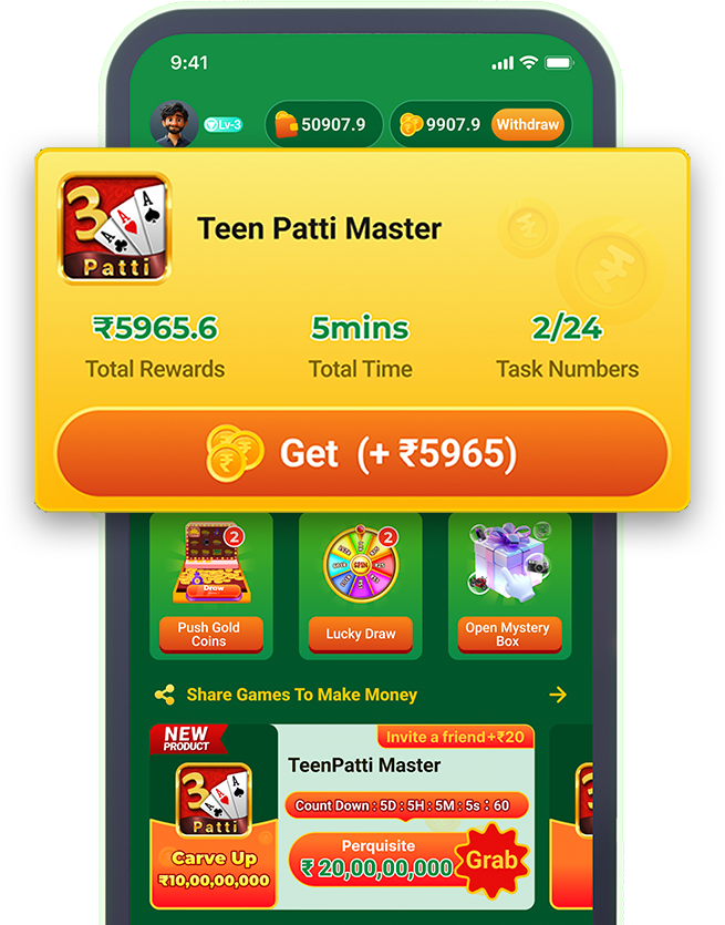 Earn Rewards by Playing Fun Games on Taurus Plus App-phone